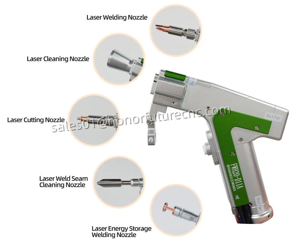 Industrial Laser Cleaner Price - 5-in-1 draagbare industriële batterij laserlasmachine Raycus