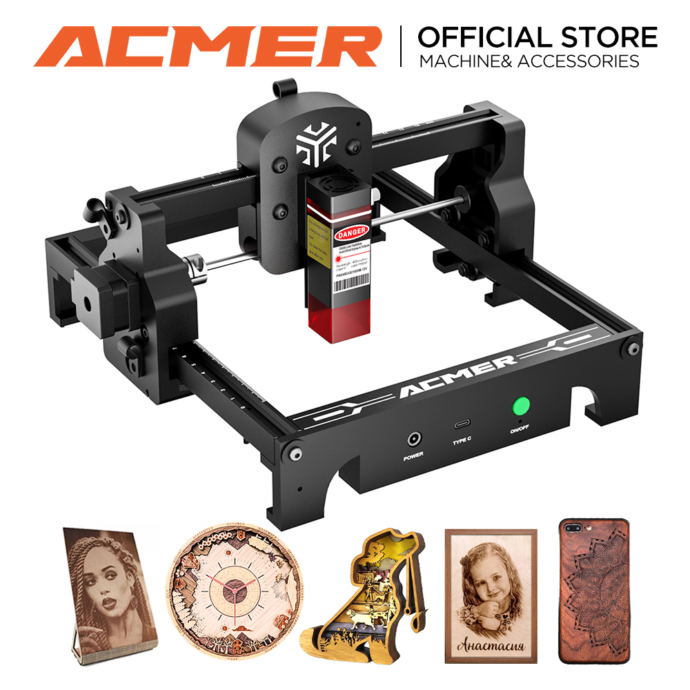 Industrial Handheld Laser Engraver - ACMER S1 Lasergravure 6W/3.5W/2.5W Mini Draagbare