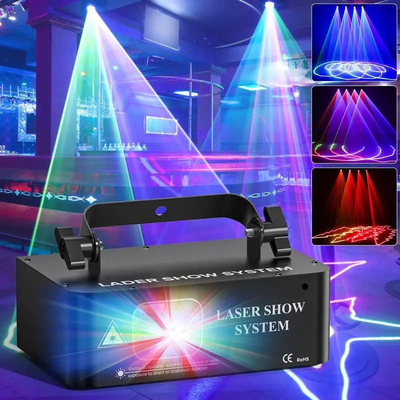 Industrial Laser Projector - Volledige Kleur DMX512 Animatie Projector IJzeren