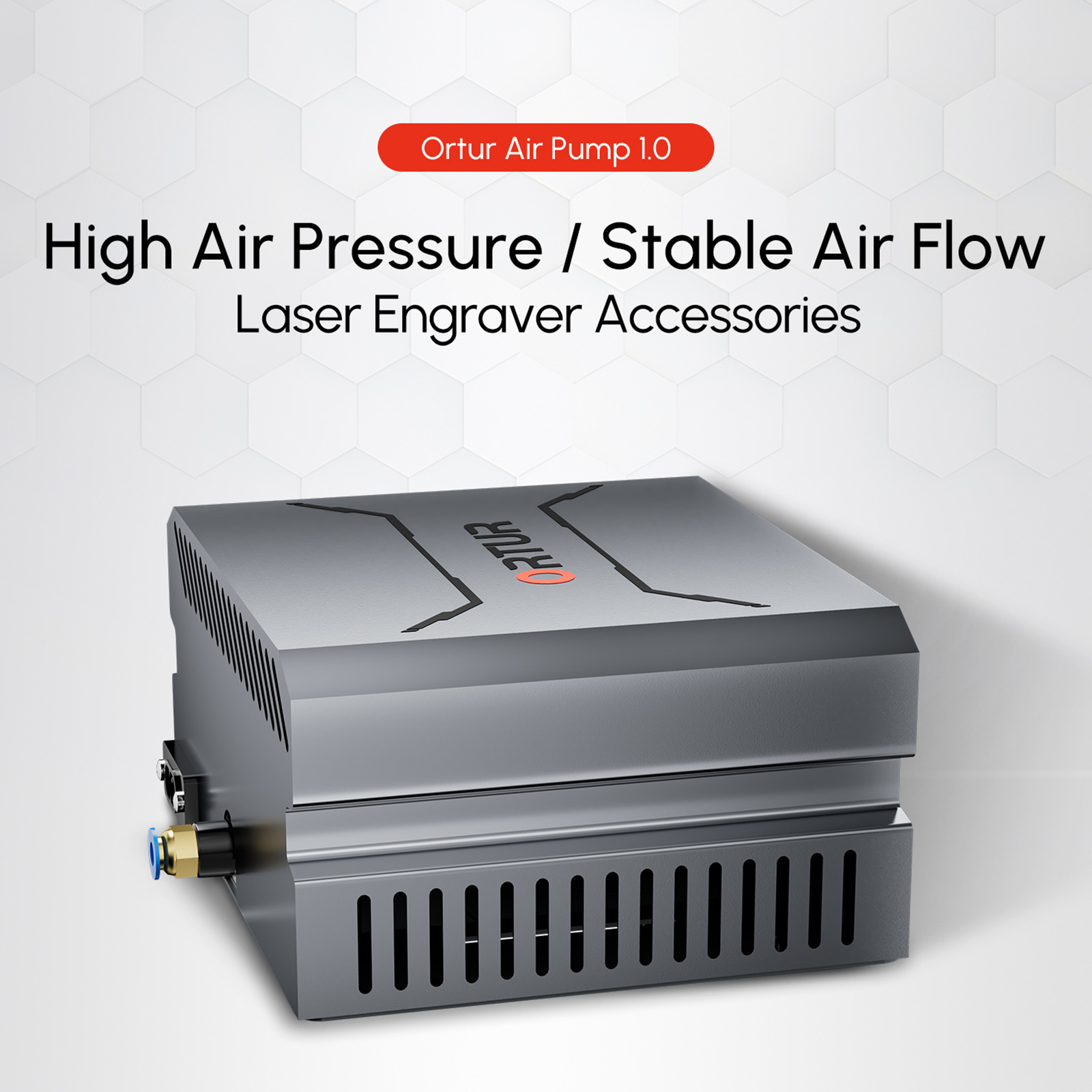 Ortur Air Assist Pomp 50L/Min  - Air Assist Pump Laser recensie en prijs
