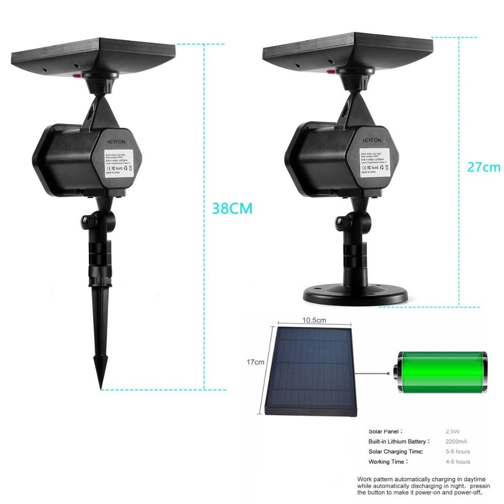 6W LED-zonne-landschapsverlich - Industrial Laser Projector recensie en prijs