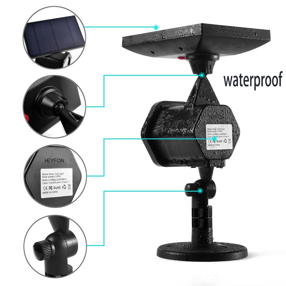 6W LED-zonne-landschapsverlich - Industrial Laser Projector recensie en prijs