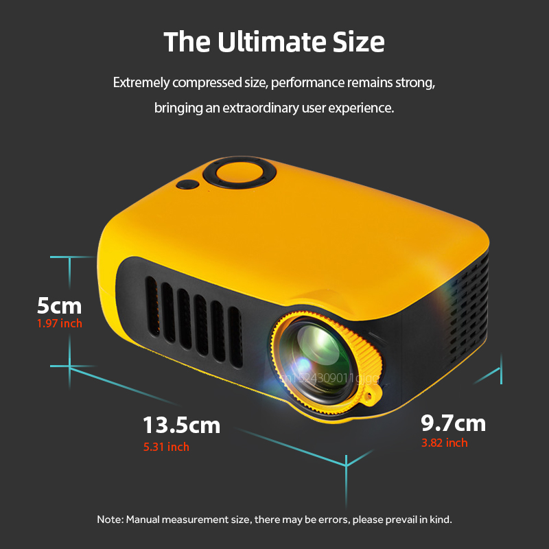 A2000 Mini-projector Draagbare - Industrial Laser Projector recensie en prijs