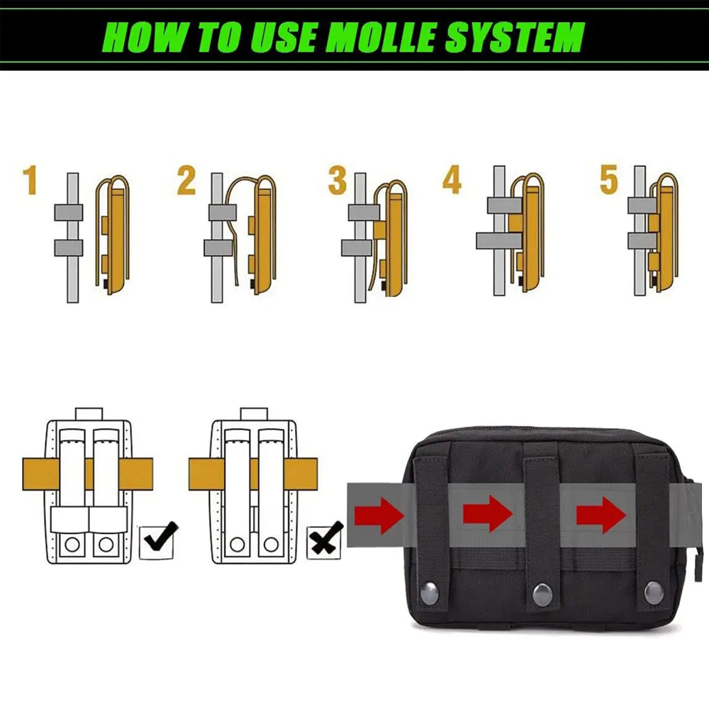 1000D Nylon Laser Cut Molle Ad - Industrial Laser Tool recensie en prijs