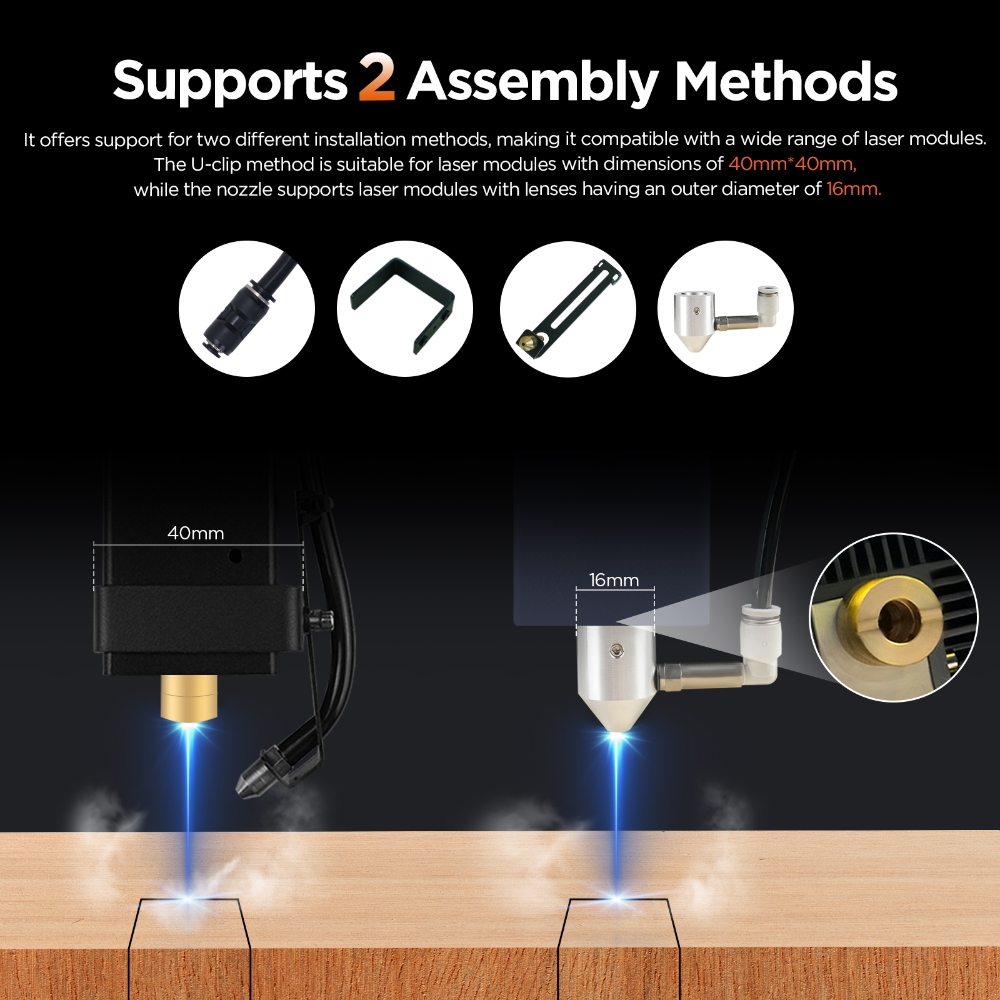ACMER C4 Laser Air Assist-pomp - Air Assist Pump Laser recensie en prijs