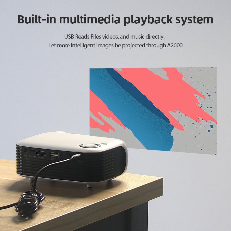 A2000 MINI-projector Draagbare - Industrial Laser Projector recensie en prijs