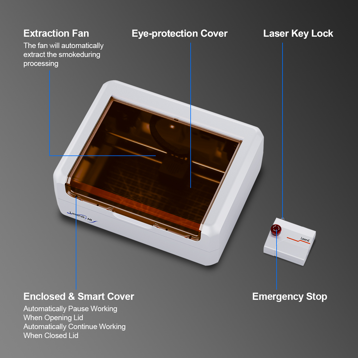 LaserVii 7W/12W/IR 2W Veilige  - Industrial Handheld Laser Engraver recensie en prijs