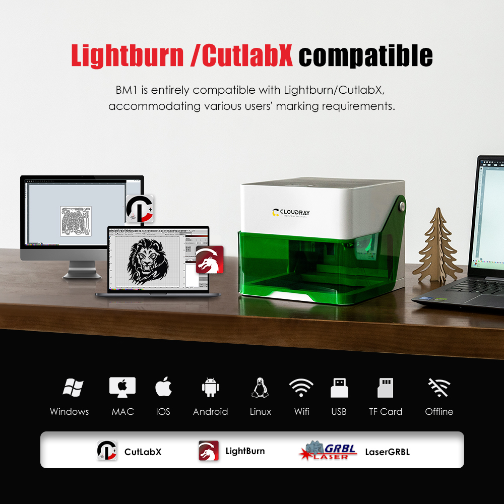 Cloudray 5000 mw CNC Mini Lase - Industrial Laser Tool recensie en prijs