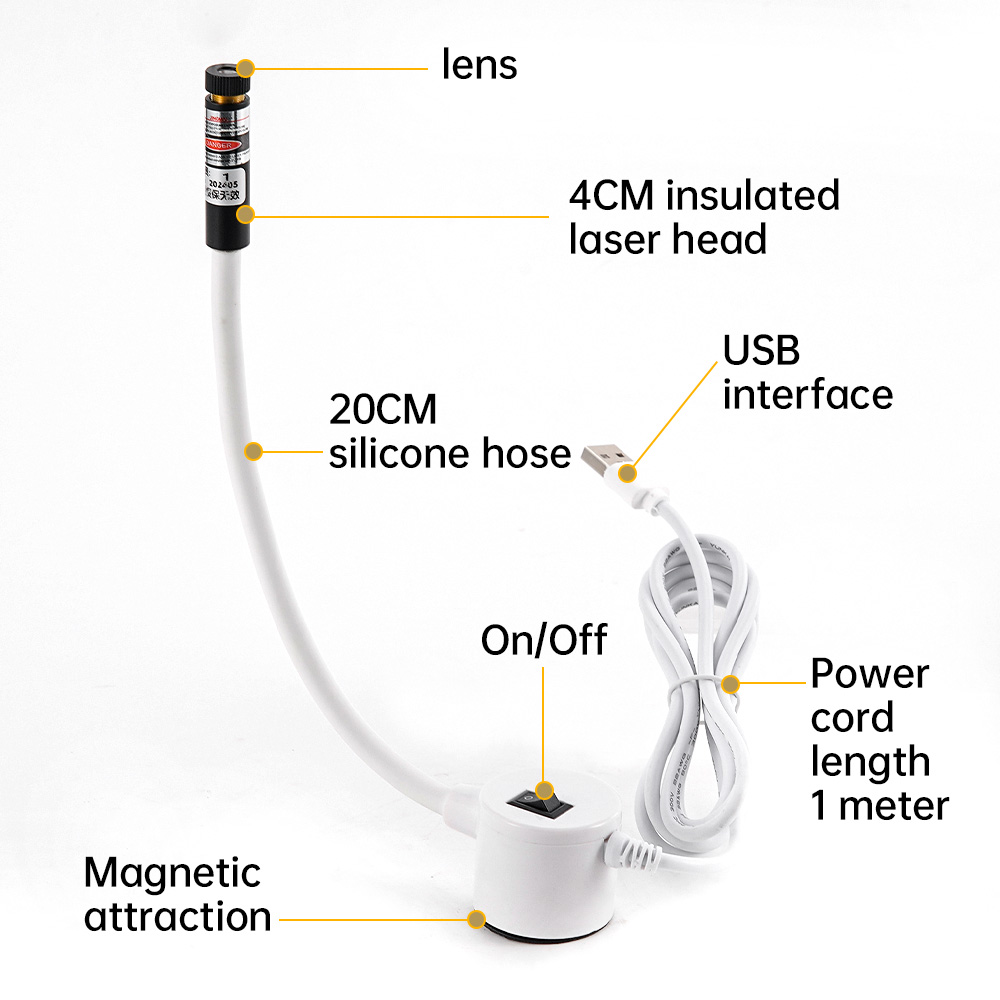 USB-aangedreven rood laserlich - Industrial Laser Welding recensie en prijs