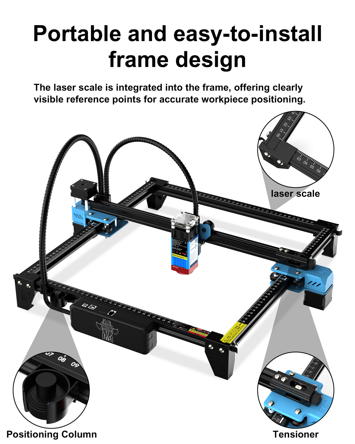 TwoTrees TTS-10 Pro 80W/TTS-55 - Industrial Handheld Laser Engraver recensie en prijs
