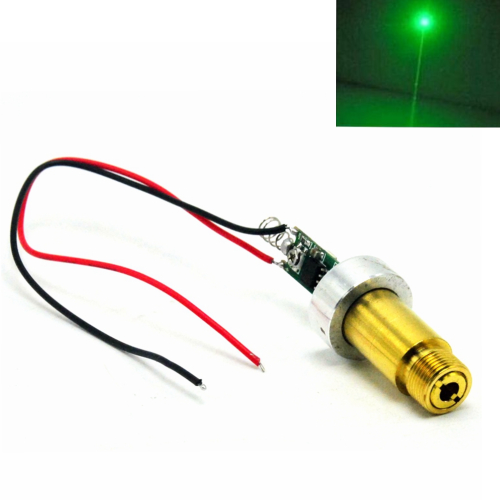 Industriële Messing 50 mW 100  - Industrial Green Laser Pointer recensie en prijs